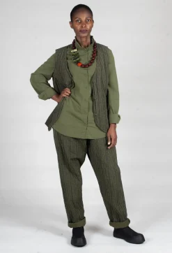 Elemente Clemente Tops^Mikumi Blouse in Khaki