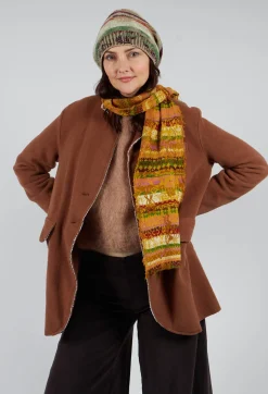 Butapana Scarves^Minature Cotton Scarf in Mustard