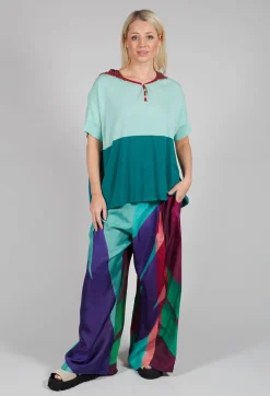 Traces of Me Jumpers^Mini Brook Jumper in Opal Blue and Blue Haze