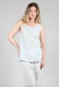 Ewa I Walla Tops^Misa Top in Ice Blue