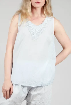 Ewa I Walla Tops^Misa Top in Ice Blue