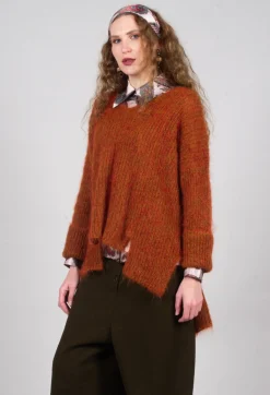 Masnada Jumpers^Mohair Knit Jumper in Tumeric