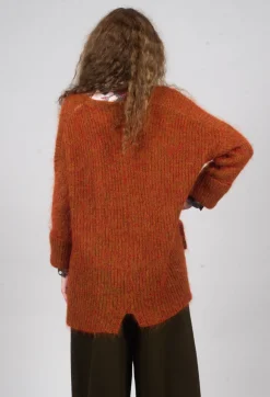 Masnada Jumpers^Mohair Knit Jumper in Tumeric