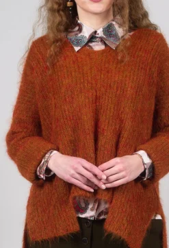 Masnada Jumpers^Mohair Knit Jumper in Tumeric