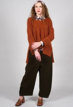 Masnada Jumpers^Mohair Knit Jumper in Tumeric