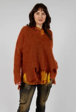 Masnada Jumpers^Mohair Knit Jumper in Tumeric