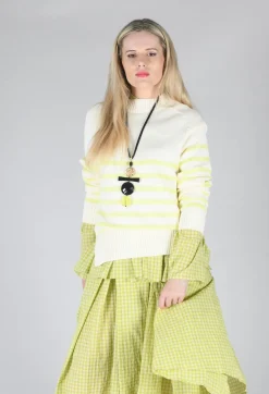 Ecoalf Jumpers^Moliealf Knit in Soft Lime