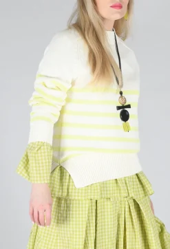 Ecoalf Jumpers^Moliealf Knit in Soft Lime