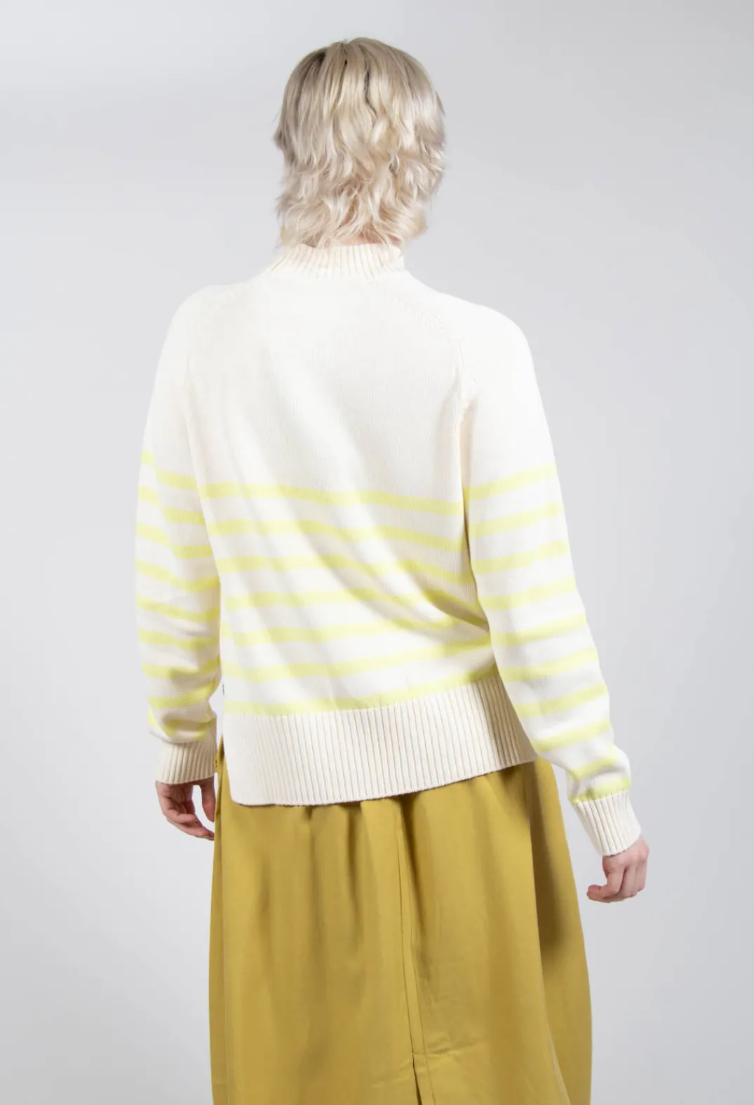 Ecoalf Jumpers^Moliealf Knit in Soft Lime