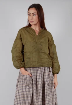 Ewa I Walla Tops^Molly Top in Olive