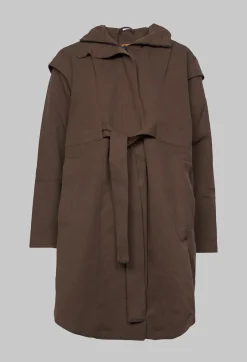 BRGN Coats^Monsun Coat in Chocolate Brown