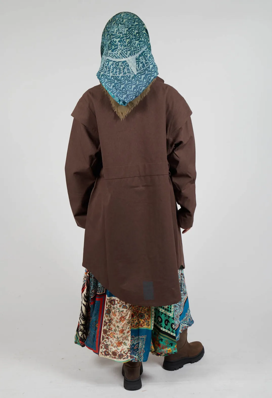 BRGN Coats^Monsun Coat in Chocolate Brown