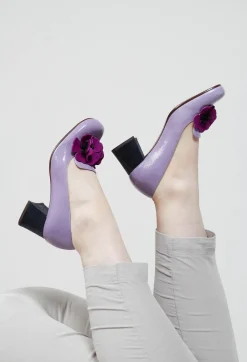Chie Mihara Boots^Mukai Heel in Purple