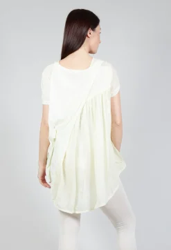 Rundholz Mainline Tops^Mullet Back T-Shirt in Lilly 10% Cloud