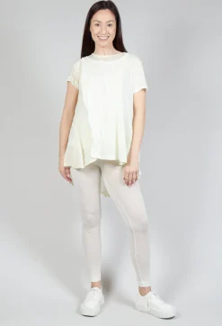 Rundholz Mainline Tops^Mullet Back T-Shirt in Lilly 10% Cloud