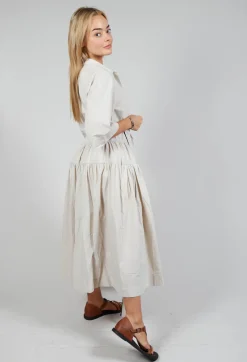 Les Filles d'Ailleurs Dresses^Multi Tiered Dress in Beige