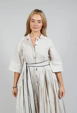 Les Filles d'Ailleurs Dresses^Multi Tiered Dress in Beige