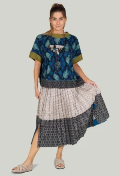 Traces of Me Skirts^Multipleats Atena Skirt in Moonstruck