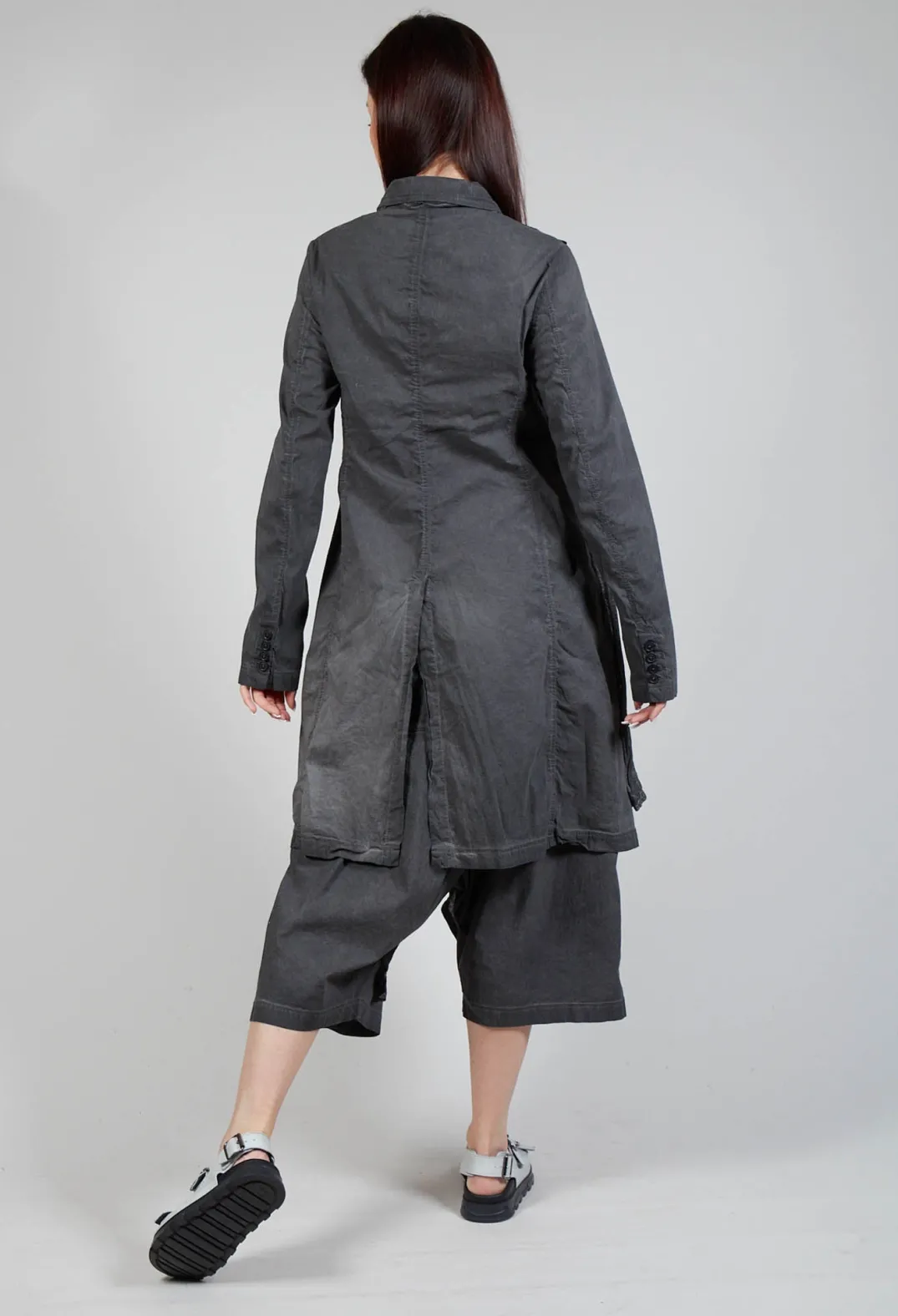 Rundholz Mainline Coats^Multi-Pocket Coat in Coal Cloud