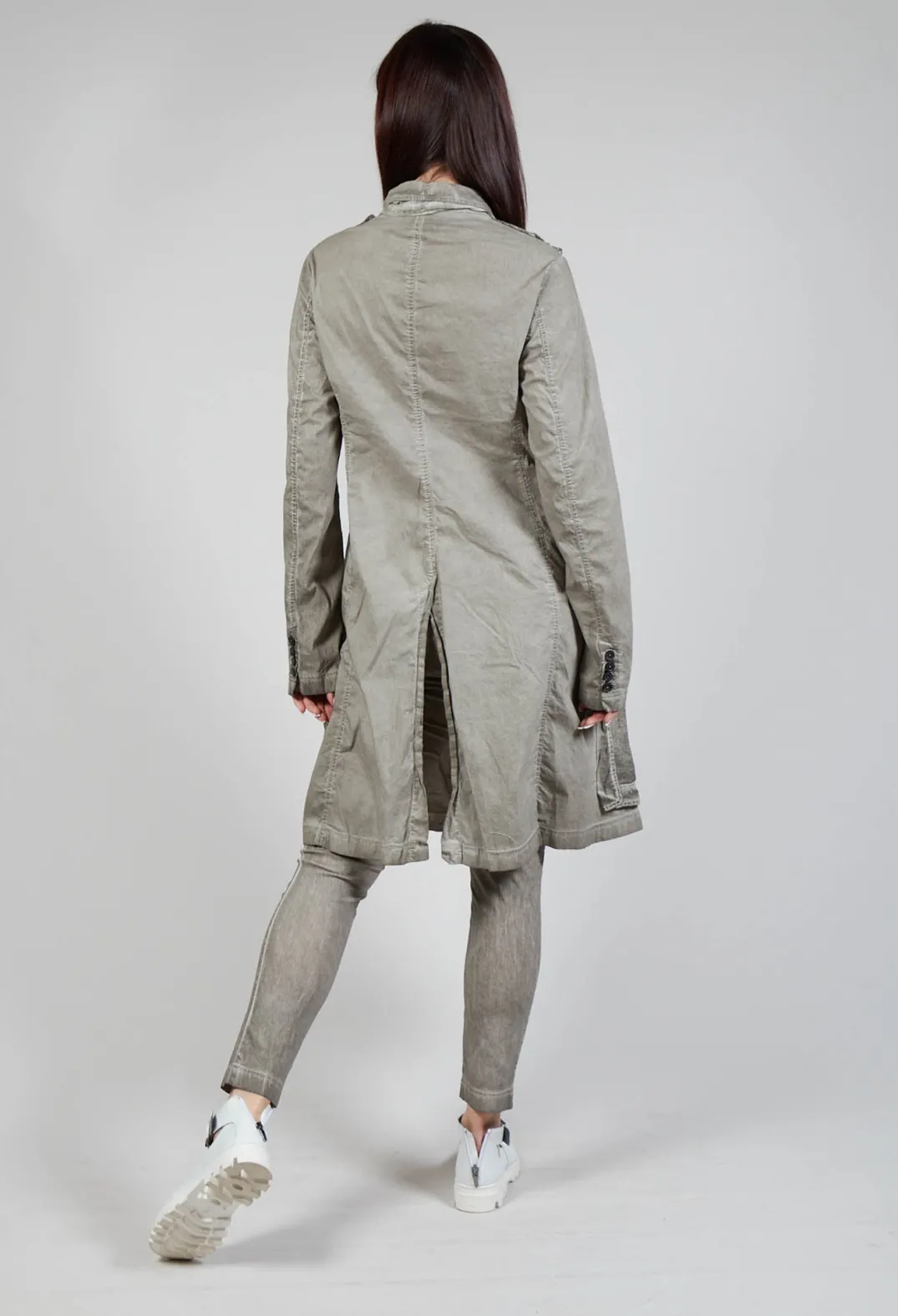 Rundholz Mainline Coats^Multi-Pocket Coat in Hay Cloud