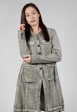 Rundholz Mainline Coats^Multi-Pocket Coat in Hay Cloud