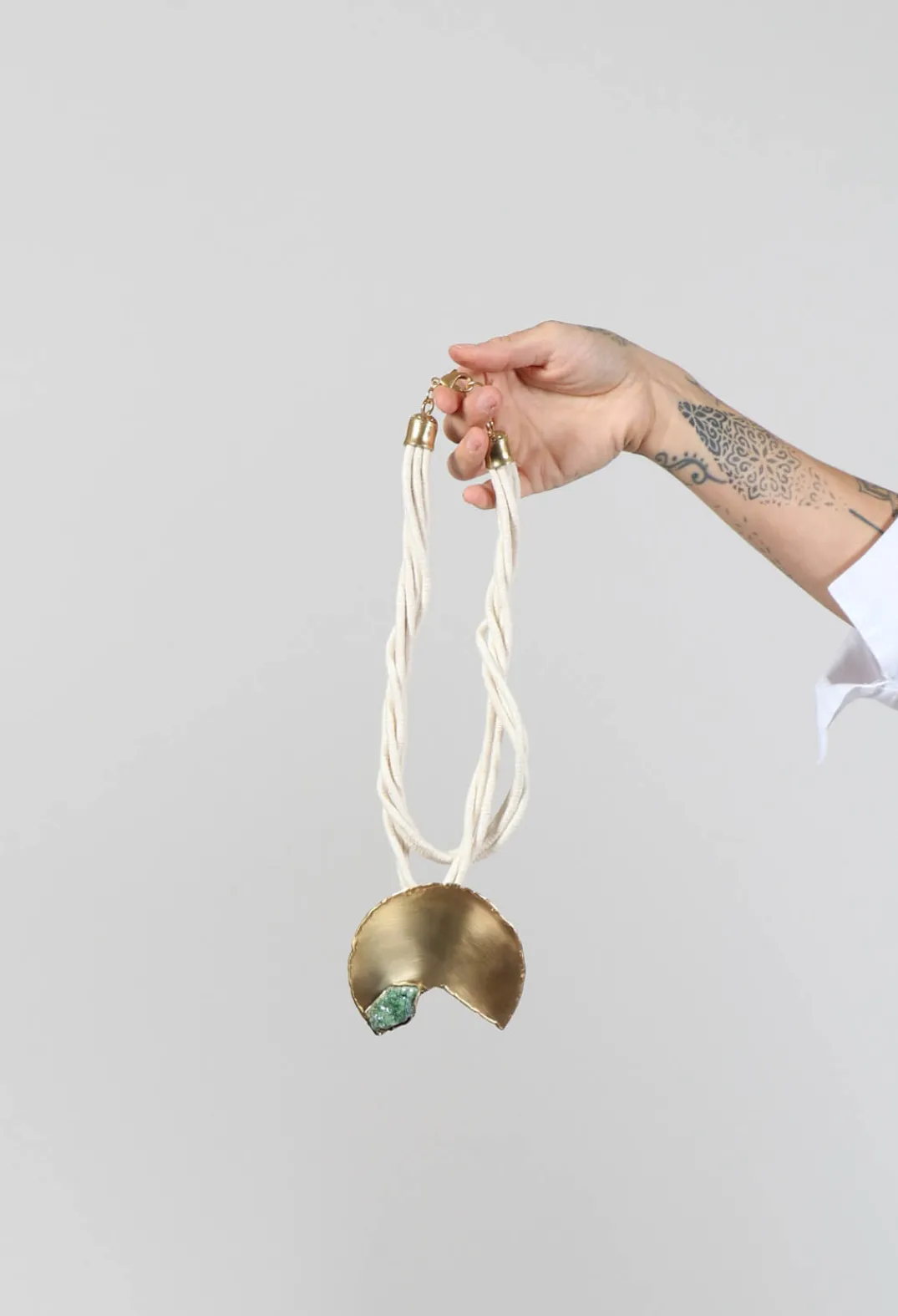 Katerina Vassou Necklaces^Multistrand Necklace with Large Pendant and Gem