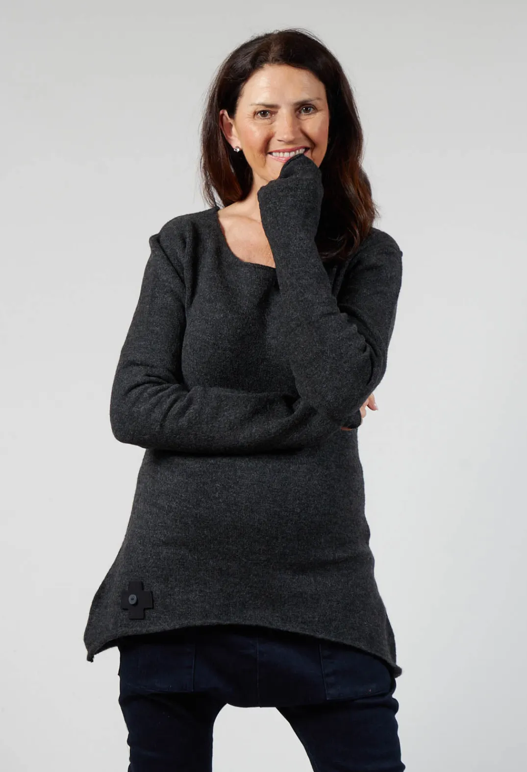 Pluslavie Jumpers^My Knit in Anthra