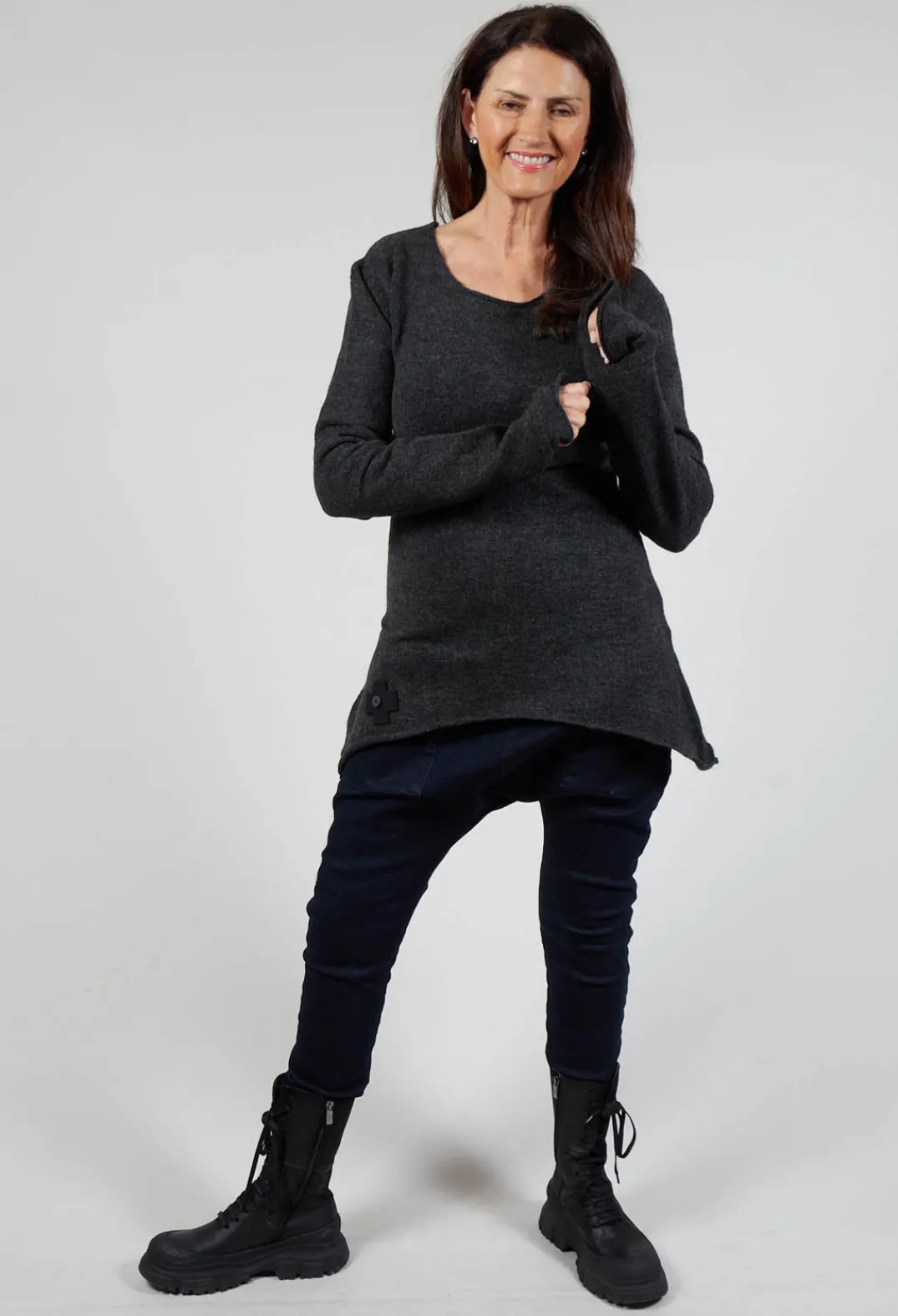 Pluslavie Jumpers^My Knit in Anthra
