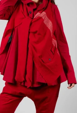 Rundholz Mainline Jackets^Neck Tie Jacket in Cardinal