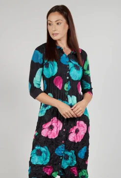 Alquema Dresses^Nehry Coat Dress in Black Valley