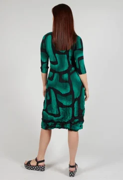 Alquema Dresses^Nehry Coat Dress in Green Tuscon