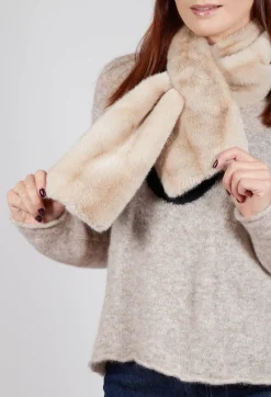 Rene Derhy Scarves^Neige Scarf in Beige
