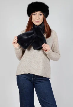 Rene Derhy Scarves^Neige Scarf in Noir