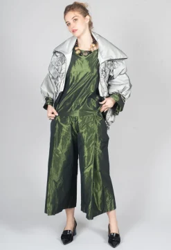 Bize Coats^Netted Puffer Coat in Beige