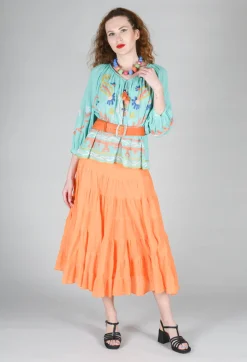 Rene Derhy Tops^Objectif Embroidered Top in Vert
