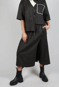 SOH Trousers^Odd Leg Cotton Trousers in Grey