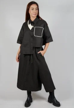 SOH Trousers^Odd Leg Cotton Trousers in Grey