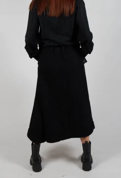 SOH Trousers^Odd Leg Trousers in Black