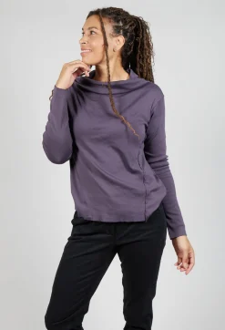Aequamente Shirts & Blouses^Off The Shoulder Shirt in Melanzana