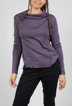 Aequamente Shirts & Blouses^Off The Shoulder Shirt in Melanzana