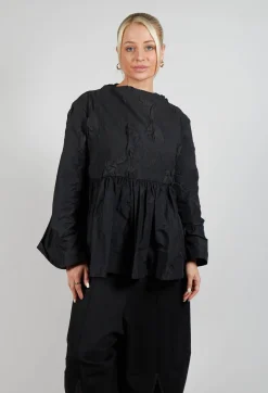 Xenia Design Tops^Oman Blouse in Black