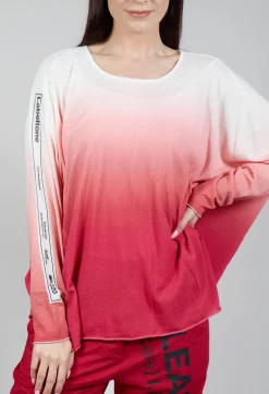 Rundholz Black Label Jumpers^Ombre Knitted Top in Chili Print
