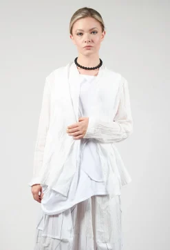 Moyuru Jackets^Open Front Jacket in White