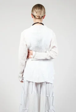 Moyuru Jackets^Open Front Jacket in White