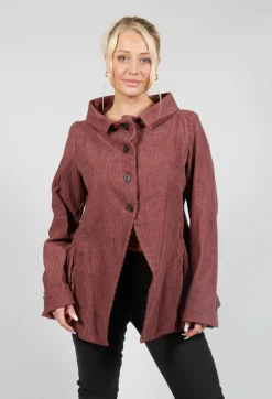 Rundholz Mainline Jackets^Open Peplum Jacket in Rust