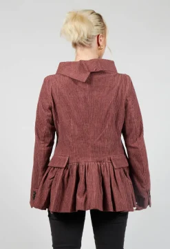 Rundholz Mainline Jackets^Open Peplum Jacket in Rust