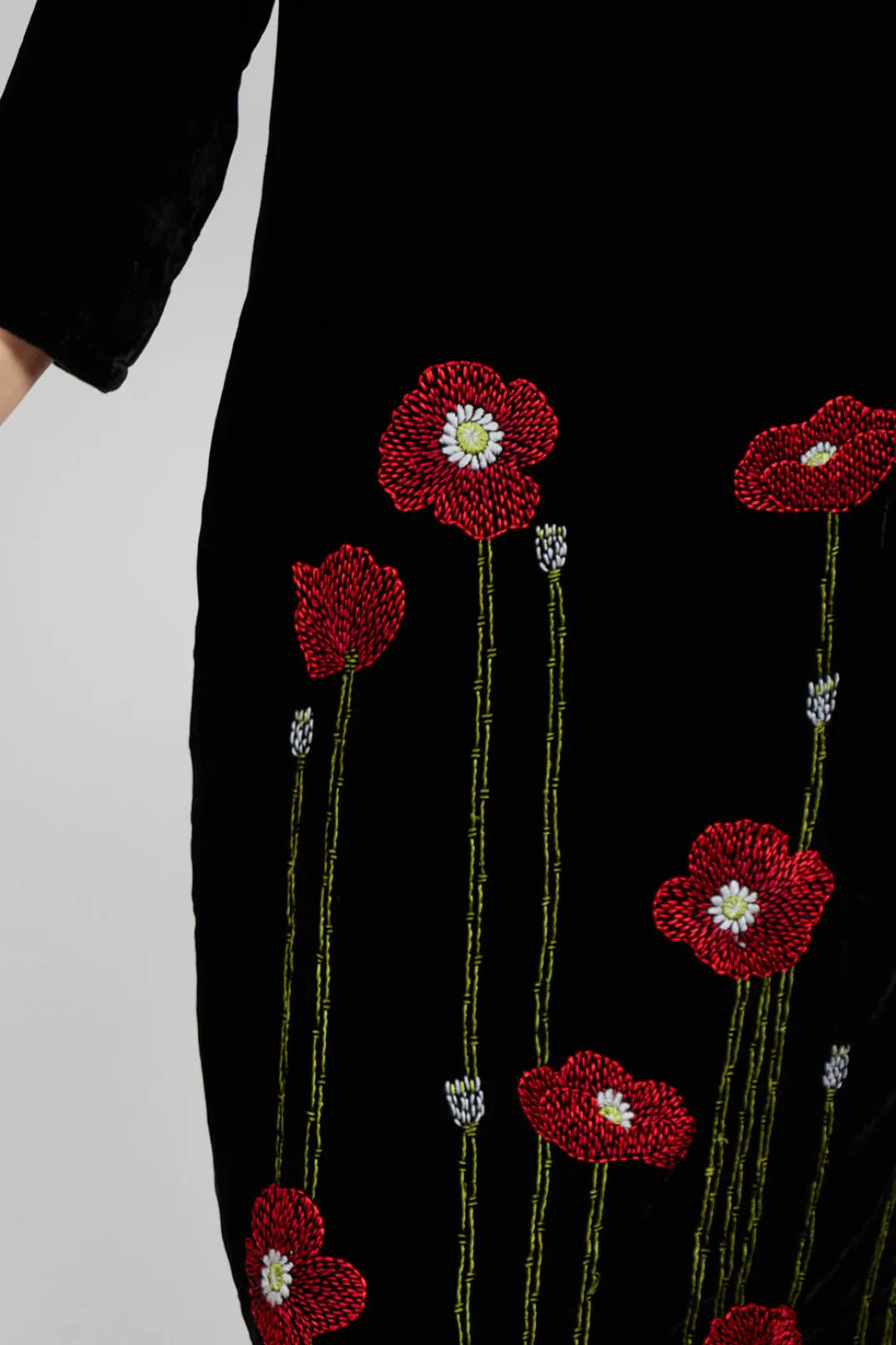Bianco Levrin Dresses^Oriana Dress in Poppy Black