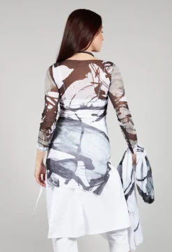 Xenia Design Tops^ORKO Top in Black White Colourful