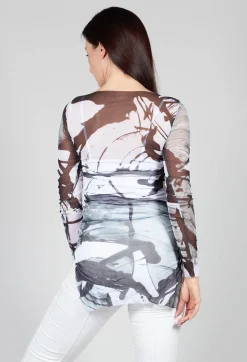 Xenia Design Tops^ORKO Top in Black White Colourful
