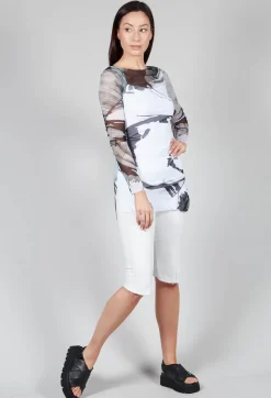 Xenia Design Tops^ORKO Top in Black White Colourful